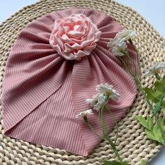 Baby Girls Flowers Cap Hat Soft Hair Wrap Head Accessories