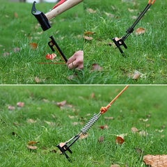 4pcs Outdoor Camping Ground Nails Steel Ground Nails for Canopy Tent Beach
