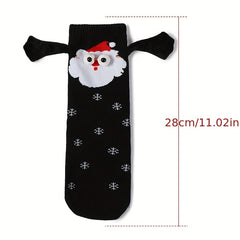 Christmas Hand In Hand Socks - 1 Pair, 4 Pairs, Magnetic, Big Eye Socks