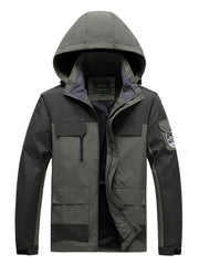 Men's Winter Windproof Lightweight Jacket With Hood