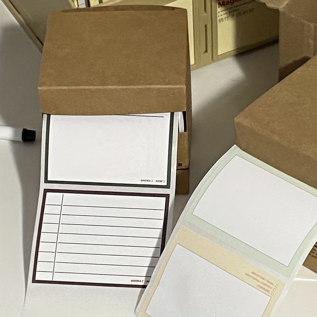 250 Sticky Notes Sheets, Pull-out Note Paper for Students