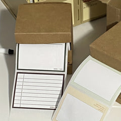 250 Sticky Notes Sheets, Pull-out Note Paper for Students