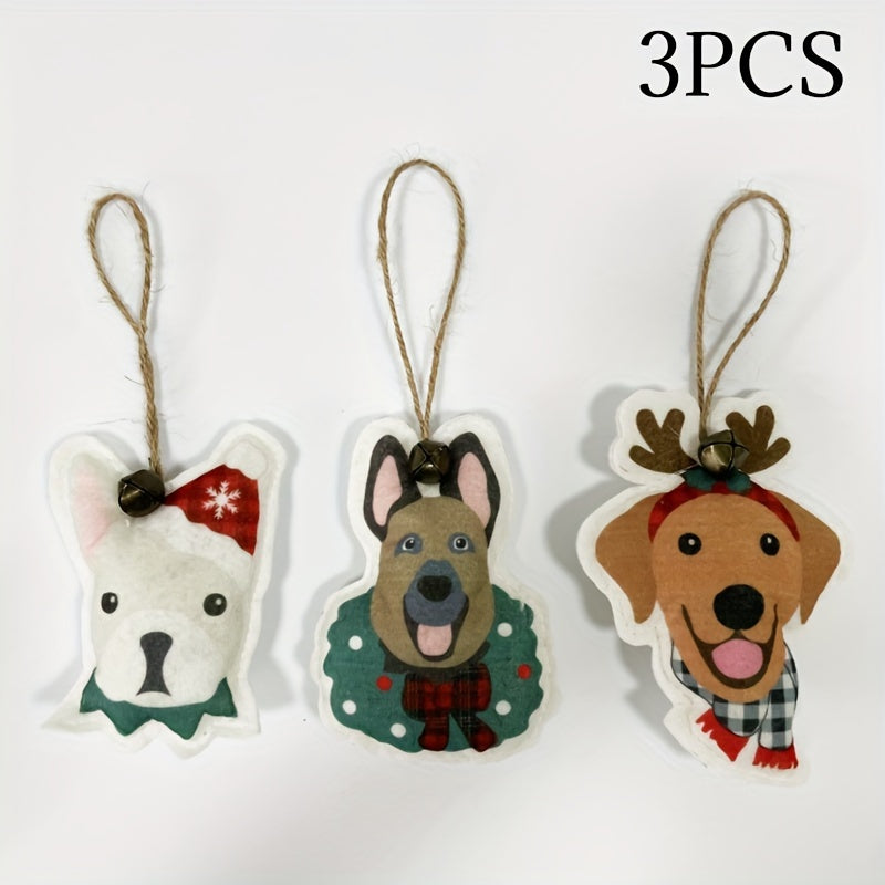 Mini Christmas Sense Dog Pendant Christmas Gift