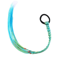 Girls Colorful Wig Ponytail Hair Band Kids Hair Accessories