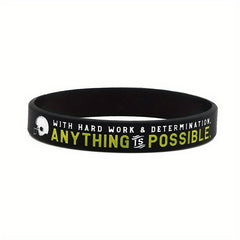 Rugby Silicone Bracelet Unisex Rubber Wristband