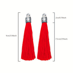 1PC 9 Candy Tassel Pendants DIY Earring Bag Necklace Ornament Making