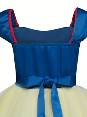 Girl Mesh Puffy Princess Dress Cosplay Costume