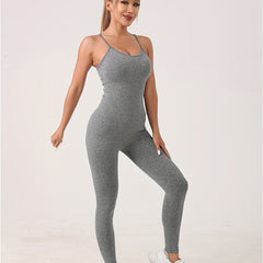 Women's Seamless Yoga Jumpsuit Gym Activewear