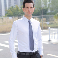 Striped Tie Men's Formal Business Zipper Slacker Easy Pull