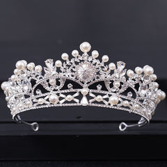 Faux Pearl Princess Pageant Engagement Wedding Hair Accessories