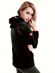 Women's Thermal Hooded Jacket for Mountaineering Hiking Sport