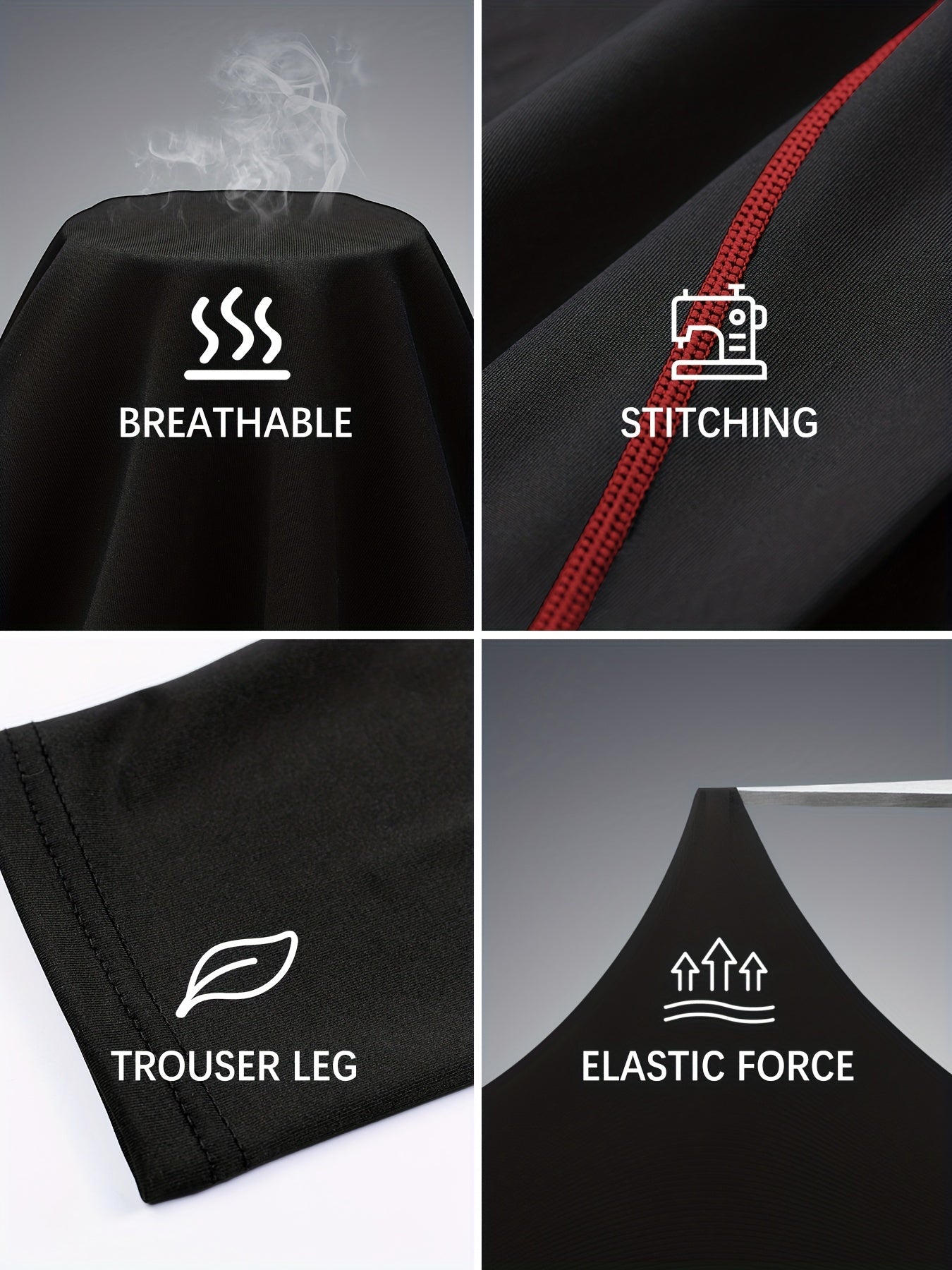 Men's High Stretch Leggings Active Quick Drying Compression Pants