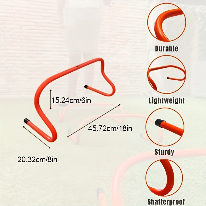 6 Pack Agility Hurdles For Athletes - Speed Training Equipment
