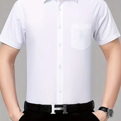 Men s Casual Short Sleeve Shirt With Pocket