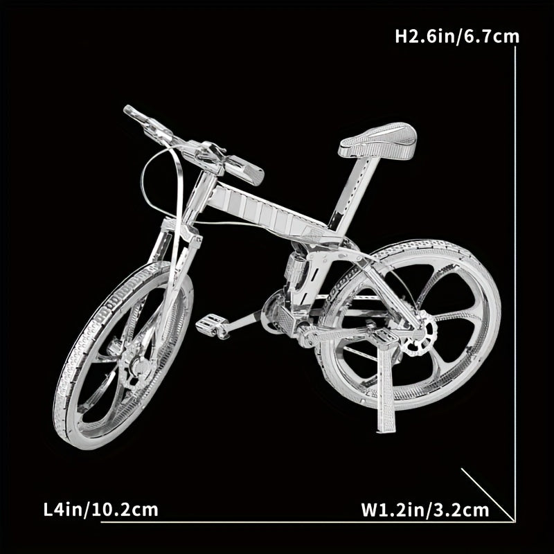 3D Metal Mountain Bike DIY Assembly Model Toy