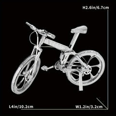 3D Metal Mountain Bike DIY Assembly Model Toy