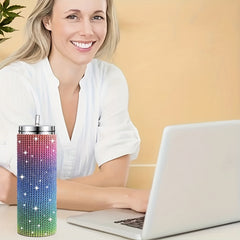 20oz Stainless Steel Tumbler Sparkle Water Cup
