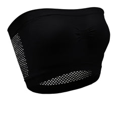 Wireless Bandeau Bra Strapless Tube Bra for Yoga Workout Women