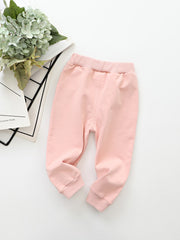 Girls Bear Sports Trousers Warm Kids Pants