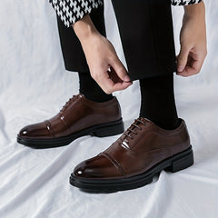 Men's Lace Up Formal Business Shoes Low Top Classic