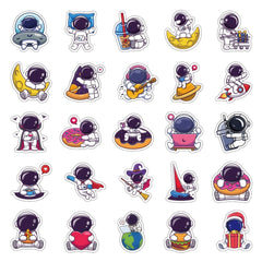 61pcs Astronaut Stickers Spaceman Decals for Water Bottles Laptop