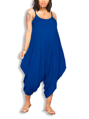 Women's Backless Spaghetti Strap Romper Jumpsuit