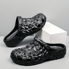 Men's Platform Clogs Hollow Out Non Slip Garden Shoes