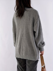 Button Up Pocket Cardigan Long Sleeve for Fall & Winter Women's Clothing