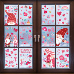 Heart Tree Window Clings Double Sided Decor for Valentines Home