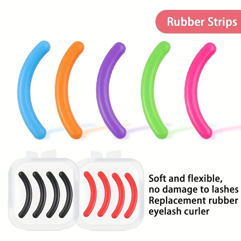 8pcs High Elasticity Eyelash Curler Replacement Pads