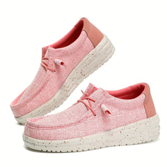 Women's Platform Canvas Shoes Casual Lace Up Outdoor Shoes