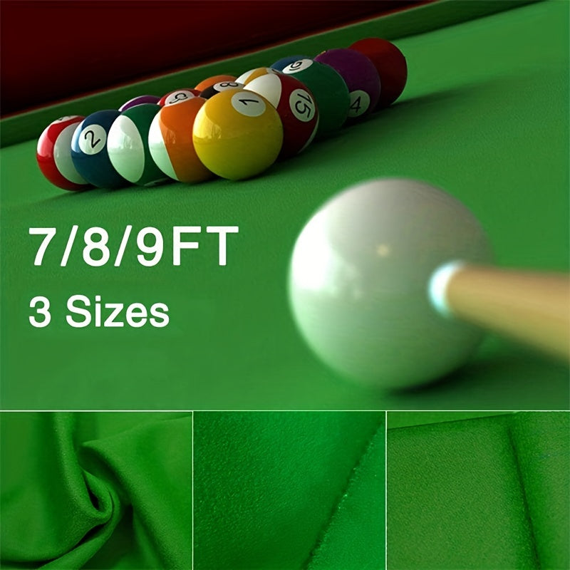1pc Green Billiards Tablecloth High-Quality Billiard Accessories