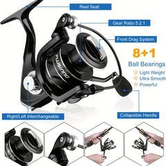 1pc 3000 Spinning Reel 8 1 BB 9 07KG Max Drag Fishing Tackle