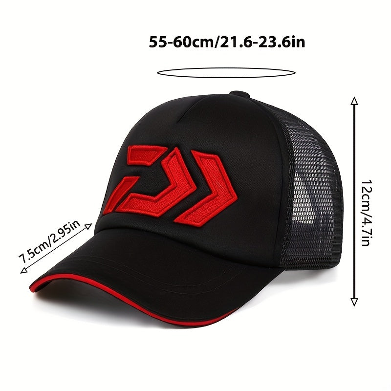 Hip Hop Embroidery Trucker Hat Mesh Baseball Cap Sunscreen Dad Hats