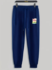 Landscape Painting Print Men's Pants Drawstring Sweatpants Casual Trousers