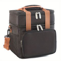 Large Capacity Double Layer Picnic Bag for Outdoor Travel