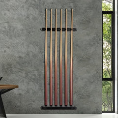Hardwood Wall Mounted Cue Rack Organize Your Pool Sticks