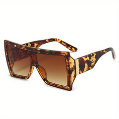 Y2K Oversized Square Sunglasses Mod Gradient UV400