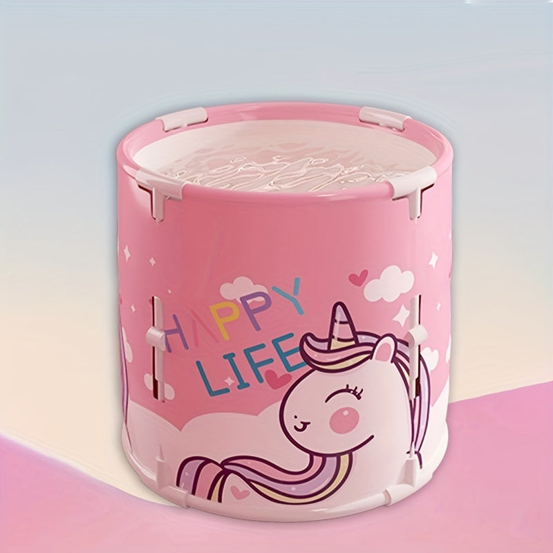Foldable Bath Barrel for Baby and Adult, Home Use, Newborn to 3 Years Old