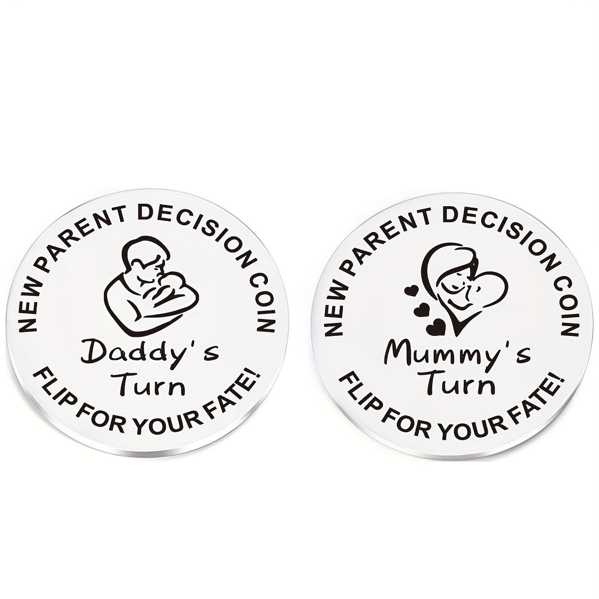 Baby Decision Making Coin - Parenting Tool for Important Choices