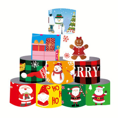 DIY Christmas Pattern Bracelet Classroom Gift Reward Stocking Stuffer
