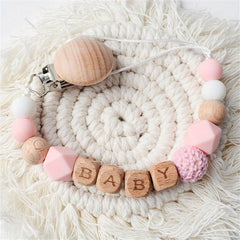 Baby Pacifier Clip Chain DIY Gift Dummy Pacifier Holder Clip Teether Toy Chain