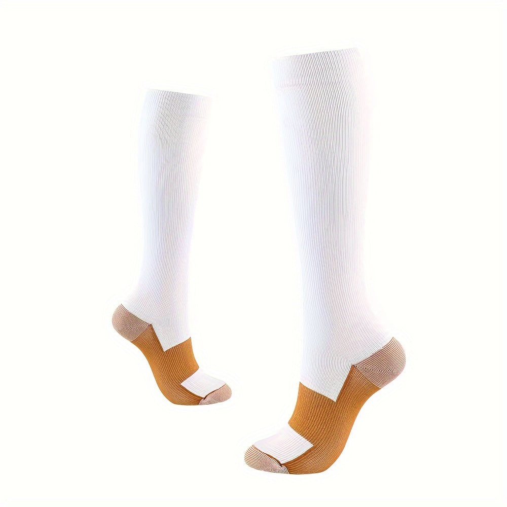 Compression Socks Outdoor Sports Fitness Running Yoga Mid calf Socks