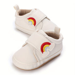 Rainbow Comfortable Sneakers For Baby Boys Lightweight Non Slip Shoes