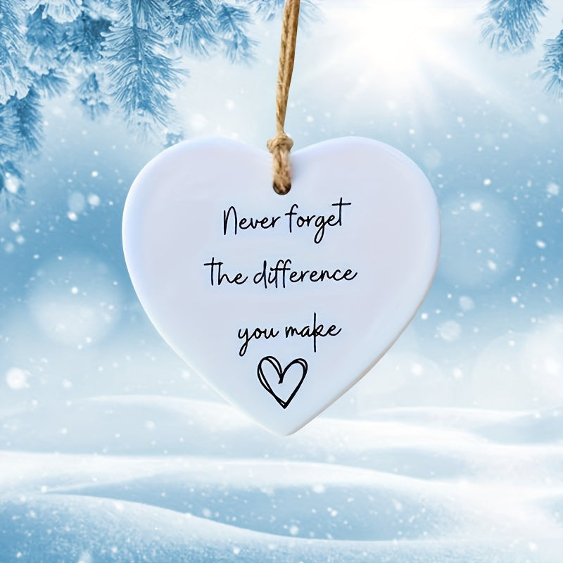 2pcs Thank You Gift Never Forget The Difference You Make Friendship Gift