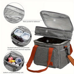 Insulated Lunch Bag Large Cooler Bag For Women Men Reusable Adjustable Strap