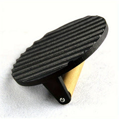 Outdoor Cast Iron Grill Press with Wooden Handle for Bacon Burger Steak