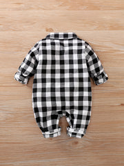Plaid Jumpsuit Onesie Baby Clothes