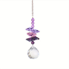 Crystal Sun Catcher Wind Chime Light Catcher Pendant Wedding Party Home Decor