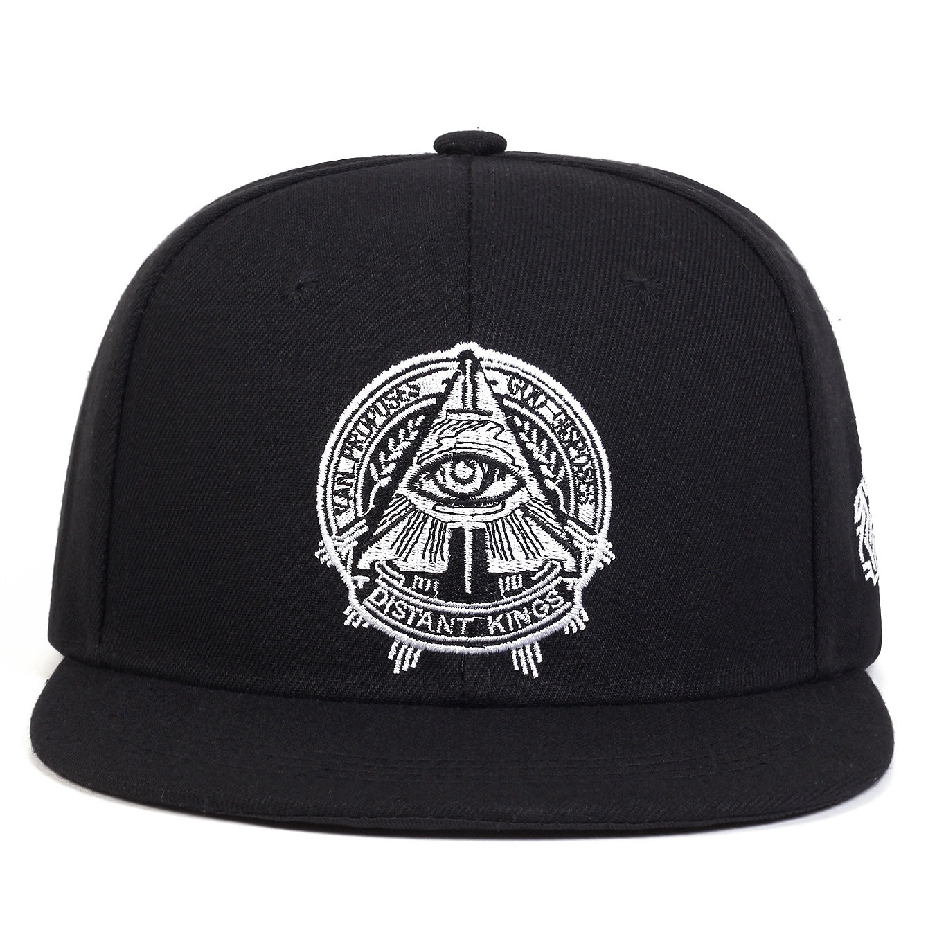God's Eye Embroidered Men's Hip Hop Flat Brim Hat